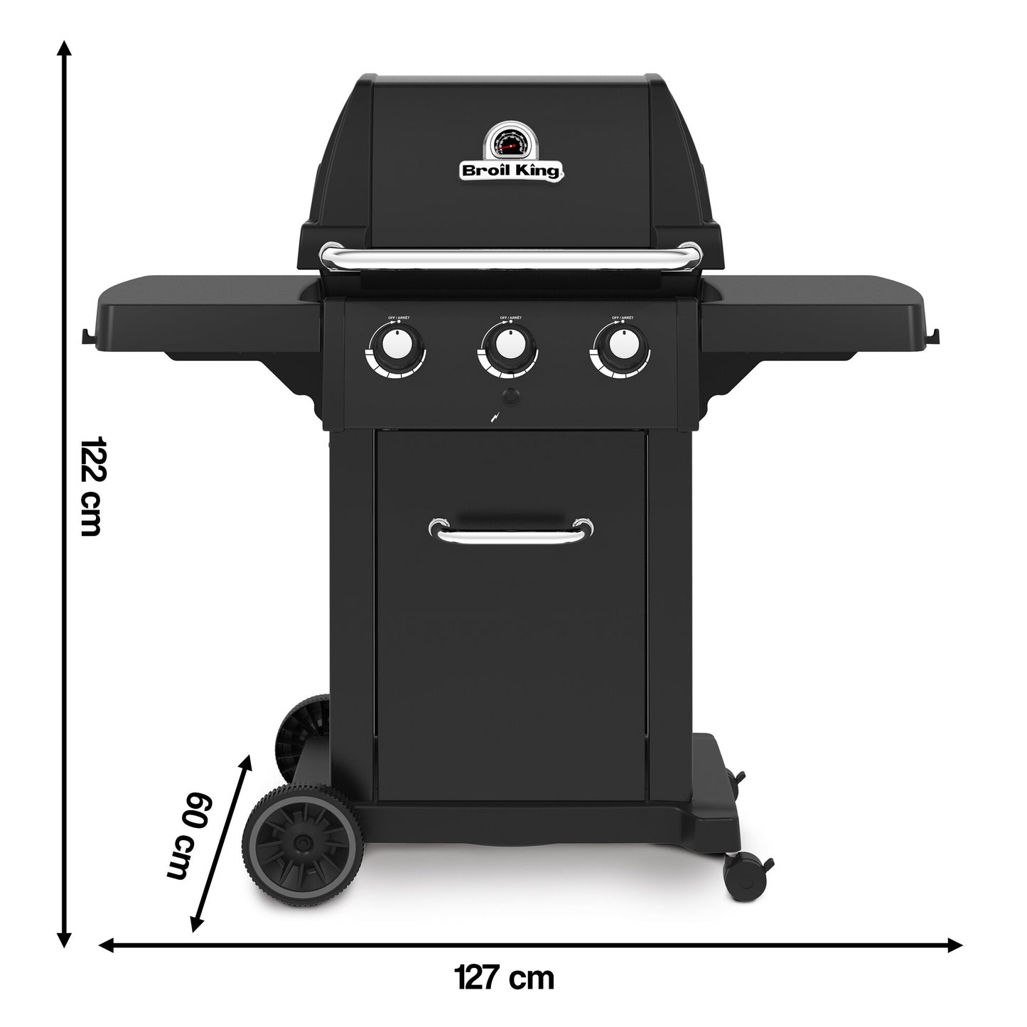 Grill ogrodowy gazowy BROIL KING Royal 320 Shadow 8.8 kW 55 x 36.5 cm