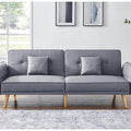 Rozkładana sofa clic-clac do okazjonalnego spania DECO IN PARIS szara
