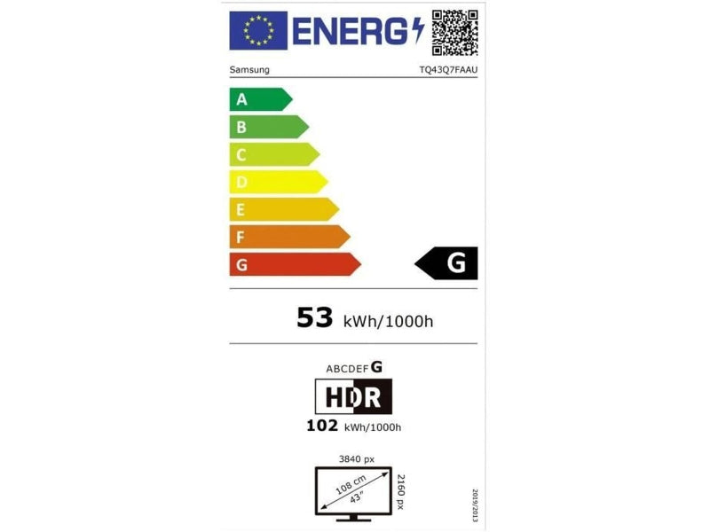 Telewizor QLED UHD 4K 43,0 cala (109,0 cm)
